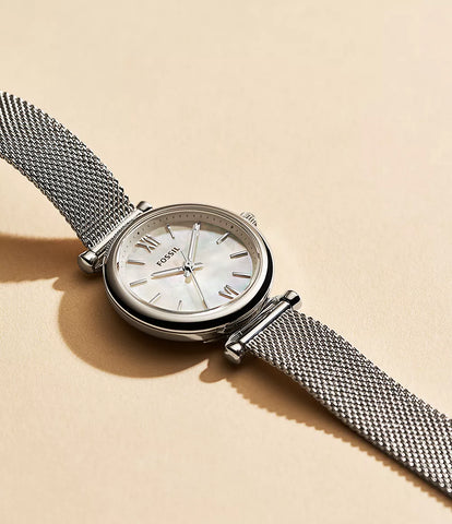 Fossil - Carlie Mini Three-Hand Stainless Steel Women's Watch