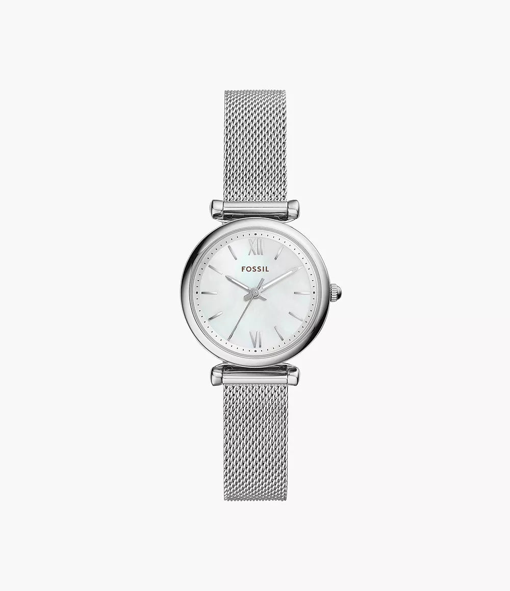 Fossil - Carlie Mini Three-Hand Stainless Steel Women's Watch