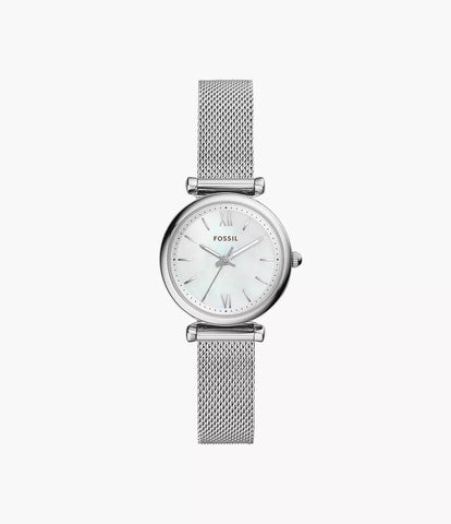 Fossil - Carlie Mini Three-Hand Stainless Steel Women's Watch