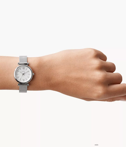 Fossil - Carlie Mini Three-Hand Stainless Steel Women's Watch