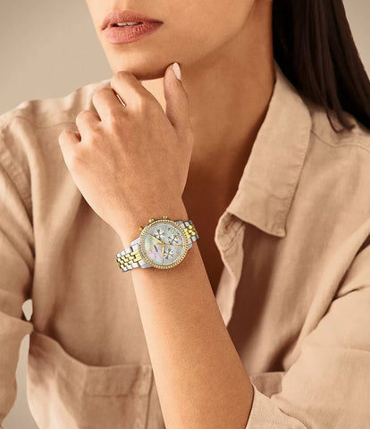 Fossil - Neutra Chronograph Two-Tone Stainless Steel Women's Watch