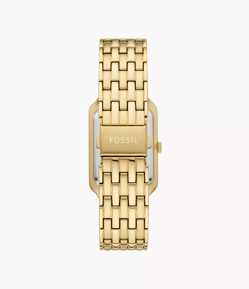 Fossil - Raquel Three-Hand Date Gold-Tone Stainless Steel Watch - Gold