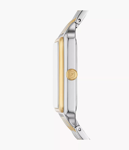 Fossil - Raquel Three-Hand Date Two-Tone Stainless Steel Watch - Gold & Silver