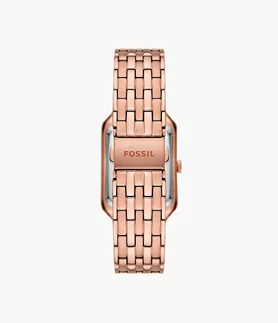 Fossil - Raquel Three-Hand Date Rose Gold-Tone Stainless Steel Watch
