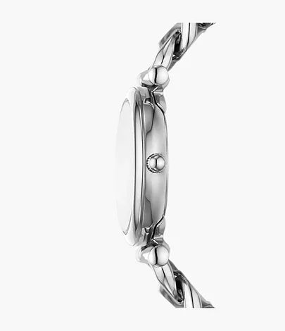 Fossil - Carlie Three-Hand Stainless Steel Watch