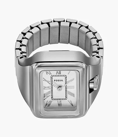 Fossil - Raquel Watch Ring Two-Hand Stainless Steel