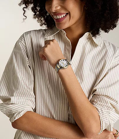 Fossil - Gilmore Three-Hand Date Two-Tone Stainless Steel Watch