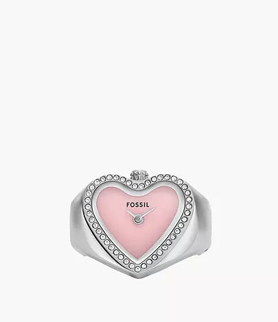 Fossil - Watch Ring Two-Hand Stainless Steel