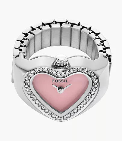 Fossil - Watch Ring Two-Hand Stainless Steel
