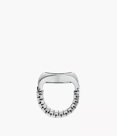 Fossil - Watch Ring Two-Hand Stainless Steel