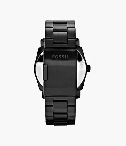 Fossil - Machine Black Stainless Steel Watch