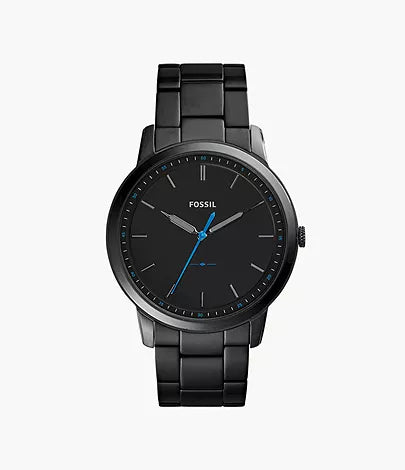 Fossil - The Minimalist Slim Three-Hand Black Stainless Steel Watch