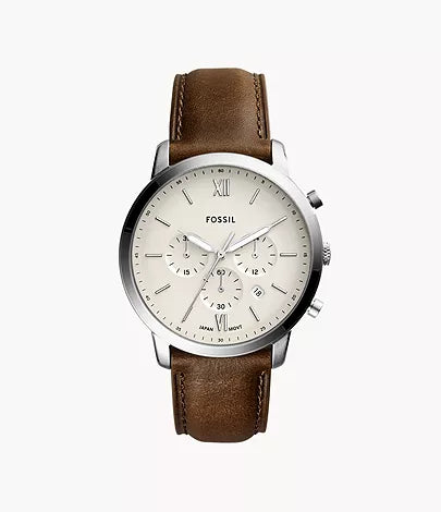 Fossil - Neutra Chronograph Brown Leather Watch