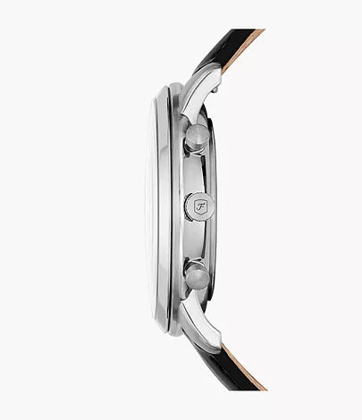 Fossil - Neutra Chronograph Black Leather Watch