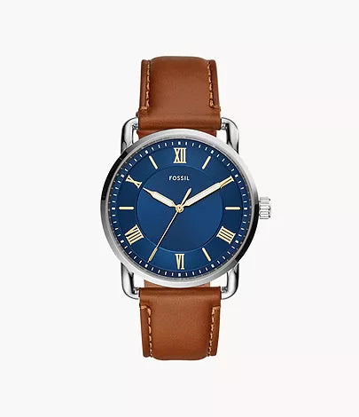 Fossil - Copeland 42mm Three-Hand Luggage Leather Watch