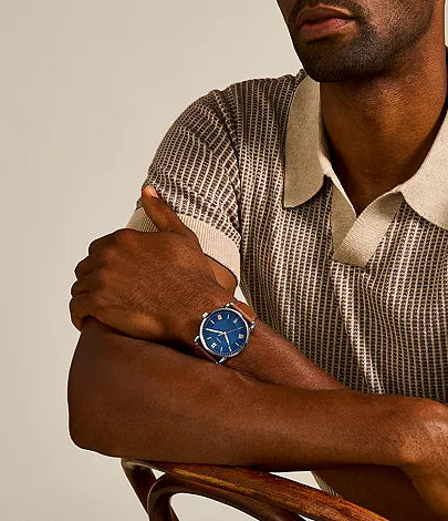 Fossil - Copeland 42mm Three-Hand Luggage Leather Watch