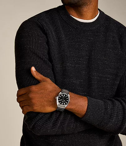 Fossil - Everett Three-Hand Date Stainless Steel Watch