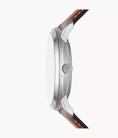 Fossil - Neutra Moonphase Multifunction Brown Leather Watch