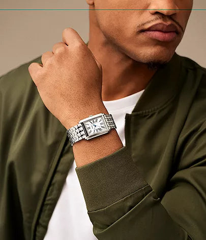 Fossil - Carraway Three-Hand Stainless Steel Watch