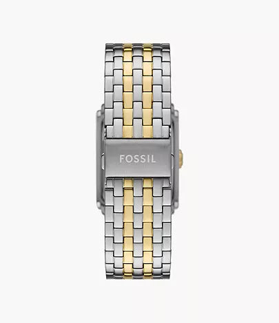 Fossil - Carraway Three-Hand Two-Tone Stainless Steel Watch