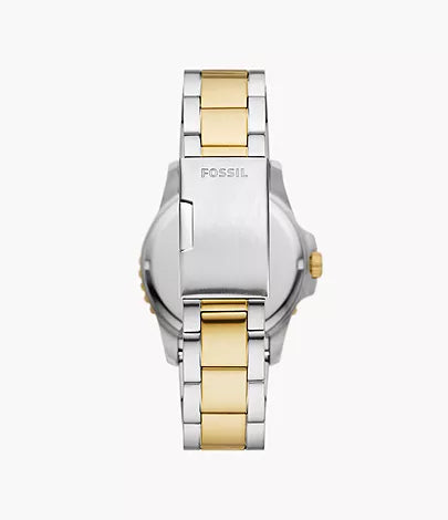 Fossil - Three-Hand Date Two-Tone Stainless Steel Watch