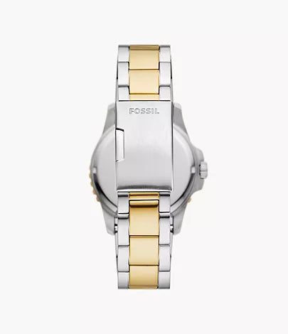 Fossil - Three-Hand Date Two-Tone Stainless Steel Watch
