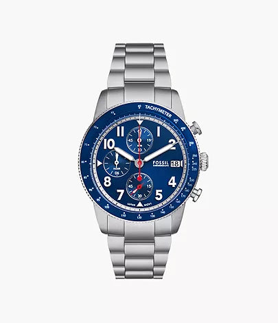 Fossil - Sport Tourer Chronograph Stainless Steel Watch