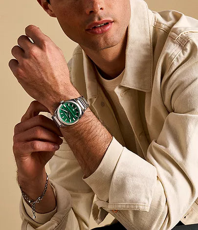 Fossil - Everett Three-Hand Date Stainless Steel Watch