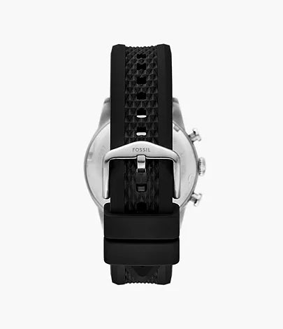 Fossil - Sport Tourer Chronograph Black Silicone Watch