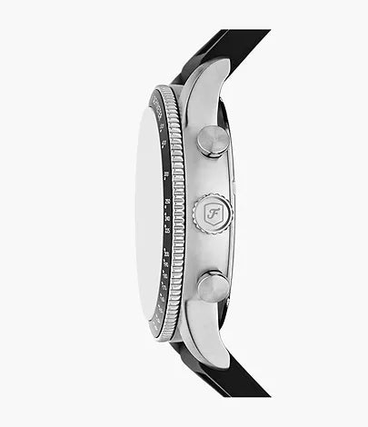 Fossil - Sport Tourer Chronograph Black Silicone Watch