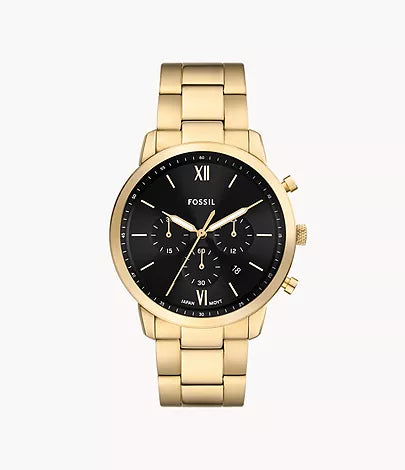 Fossil - Neutra Chronograph Gold-Tone Stainless Steel Watch