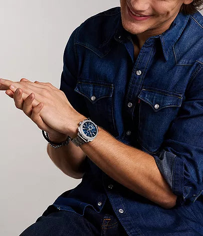 Fossil - Machine Chronograph Stainless Steel Watch