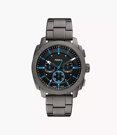 Fossil - Machine Chronograph Smoke Stainless Steel Watch