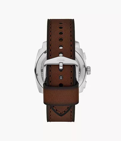 Fossil - Machine Chronograph Brown Leather Watch