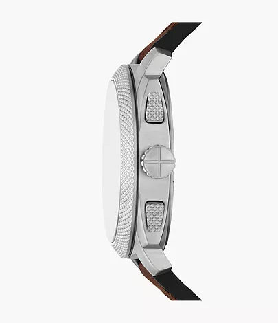 Fossil - Machine Chronograph Brown Leather Watch