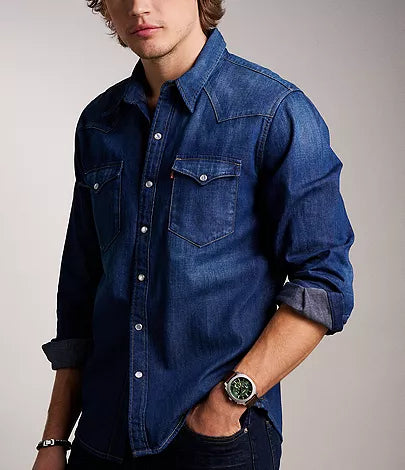 Fossil - Machine Chronograph Brown Leather Watch