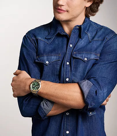 Fossil - Everett Chronograph Two-Tone Stainless Steel Watch