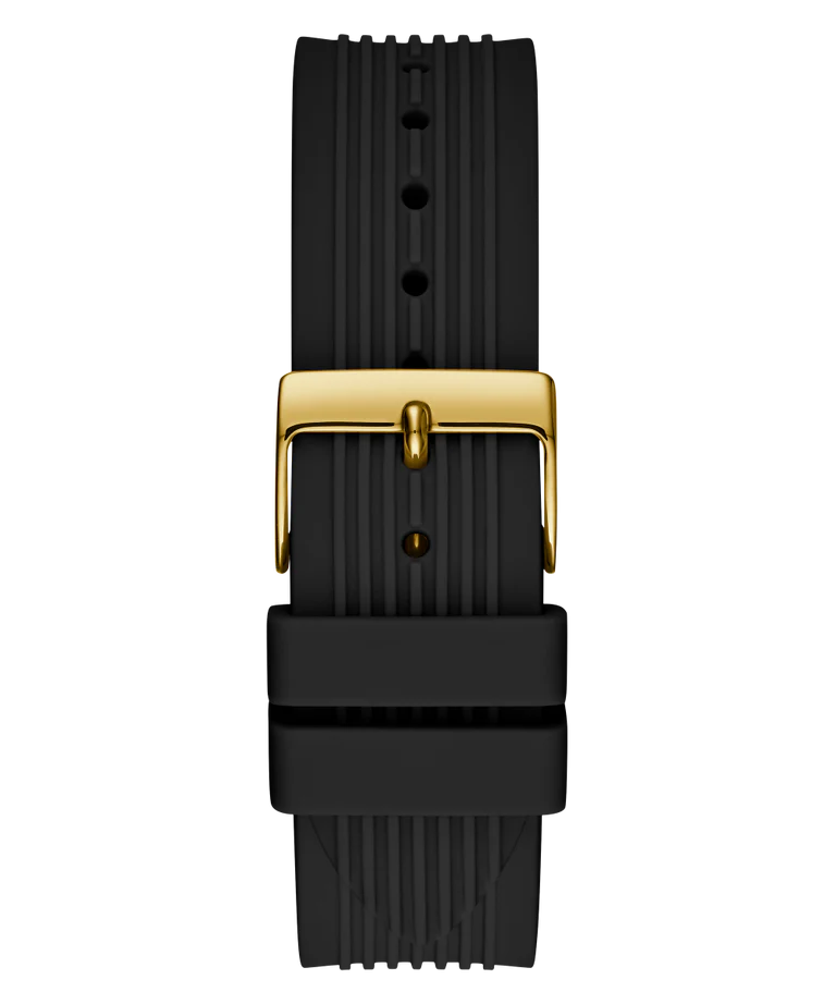 Guess - Ladies Black Gold Tone Multi-function Watch - Black