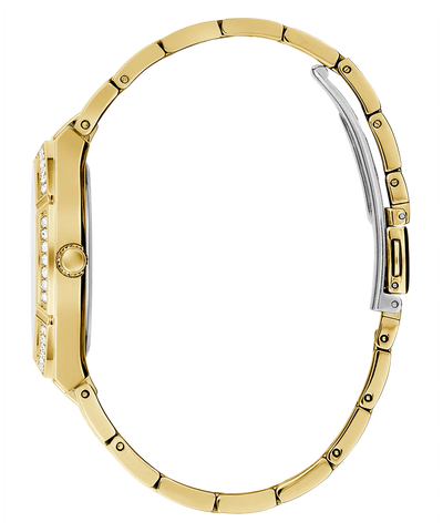 Guess - Ladies Gold Tone Analog Watch - Gold