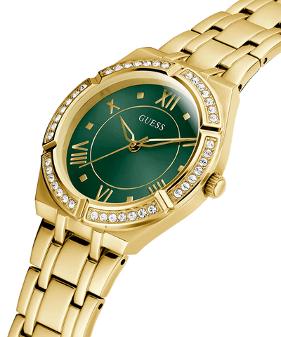 Guess - Ladies Gold Tone Analog Watch - Gold