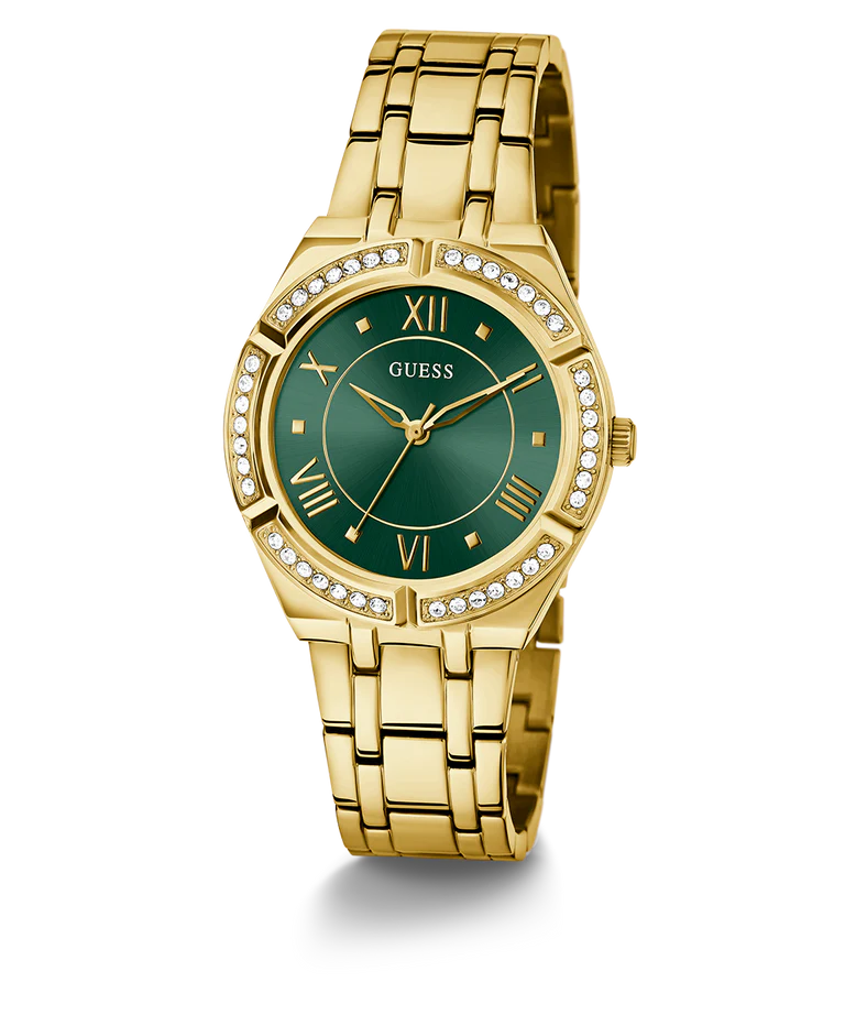 Guess - Ladies Gold Tone Analog Watch - Gold