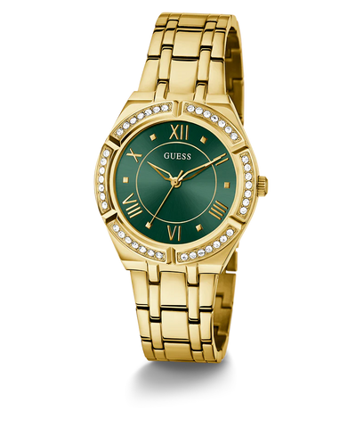 Guess - Ladies Gold Tone Analog Watch - Gold