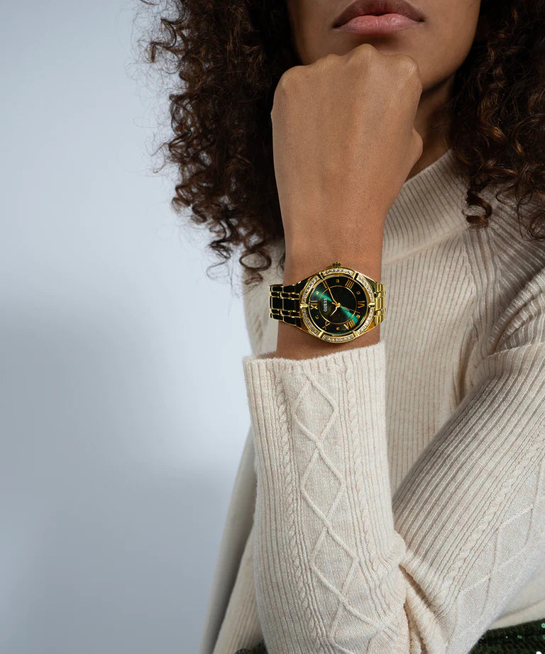 Guess - Ladies Gold Tone Analog Watch - Gold