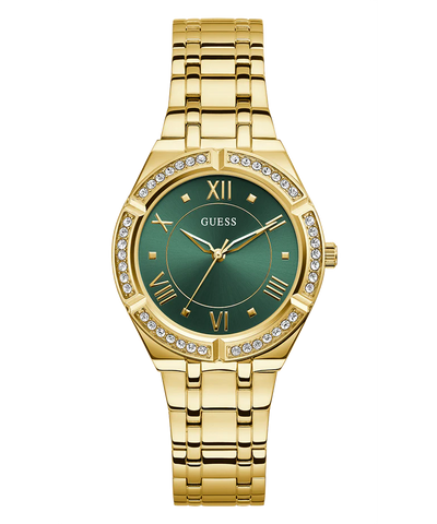 Guess - Ladies Gold Tone Analog Watch - Gold