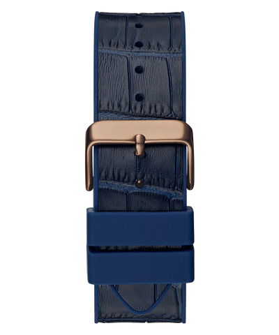 Guess - Mens Blue Gold Tone Multi-function Watch - Gold & Blue