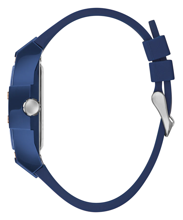 Guess - Mens Blue Multi-function Watch