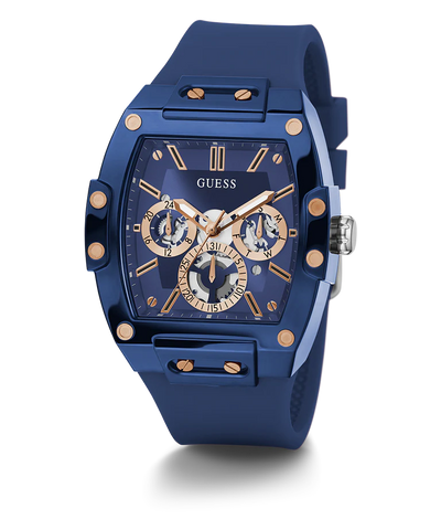 Guess - Mens Blue Multi-function Watch