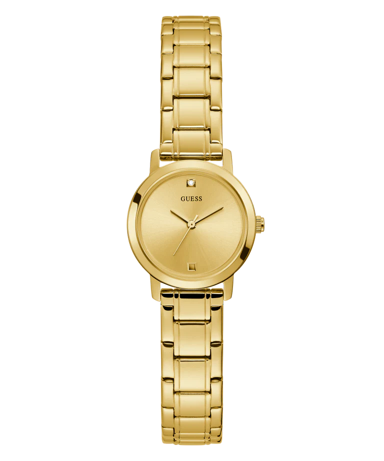 Guess - Ladies Gold Tone Analog Watch - Gold