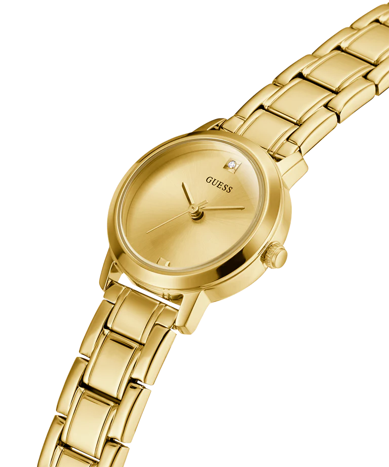 Guess - Ladies Gold Tone Analog Watch - Gold