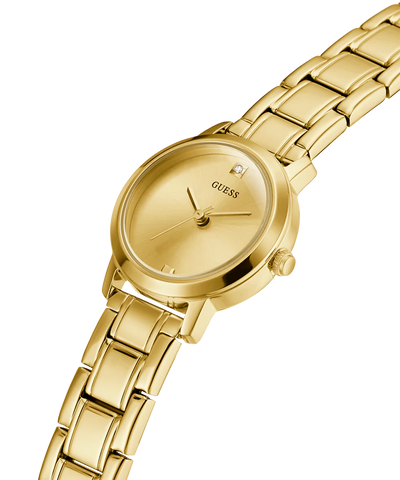 Guess - Ladies Gold Tone Analog Watch - Gold